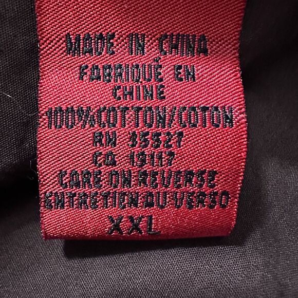 Marithé et François Girbaud Shirt Men’s 2XL XXL Brown Long Sleeve Button Up - Picture 7 of 10